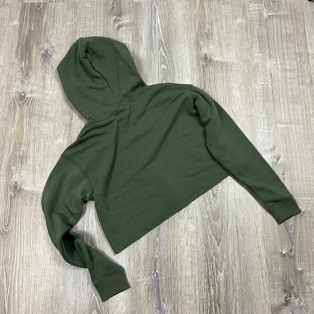 Wild Fable Women's Olive Long Sleeve Cropped Hoodie - Size Medium - NWT - Picture 6 of 7